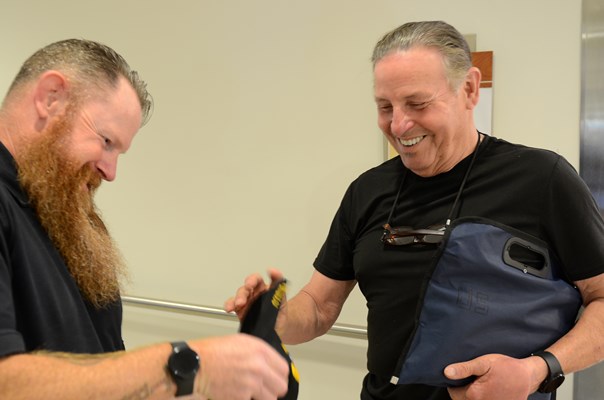 A Vietnam veteran receives a VVLP.