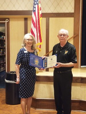 Ceremony for Florida VVA Chapter 1036 by the Florida John Bartram Chapter NSDAR.