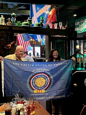 Honorary Partner ceremony for FL VVA Chapter 1038 by the Florida Pelican Island Chapter NSDAR.