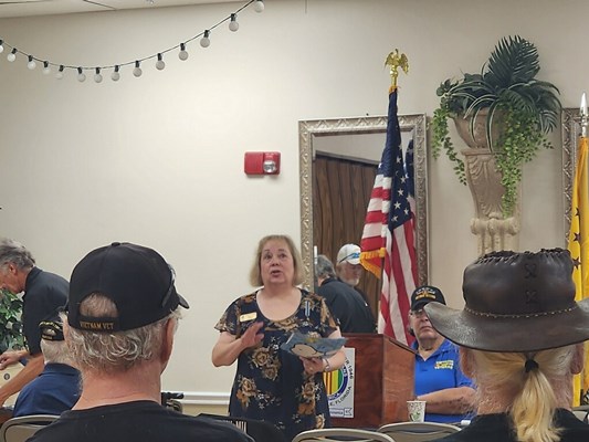 Honorary Partner ceremony for Florida VVA Chapter 1046 by the Jacksonville Chapter NSDAR.