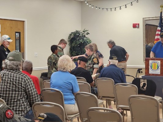 Honorary Partner ceremony for Florida VVA Chapter 1046 by the Jacksonville Chapter NSDAR.