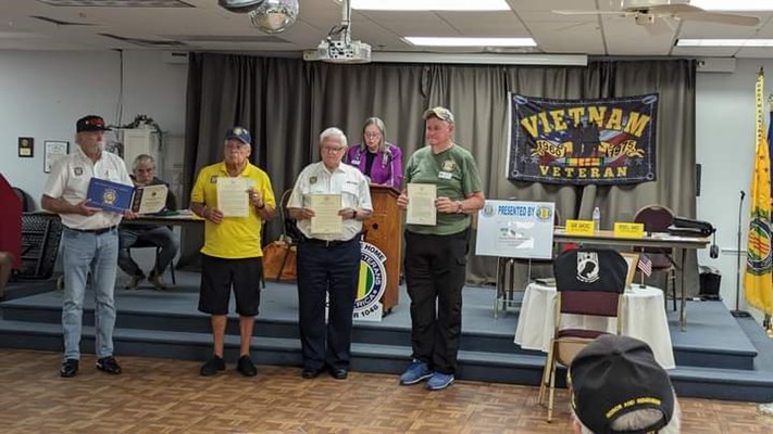 Honorary Partner ceremony for Florida VVA Chapter 1048 by the Sugar Mill Chapter NSDAR.