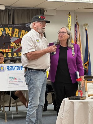 Honorary Partner ceremony for Florida VVA Chapter 1048 by the Sugar Mill Chapter NSDAR.