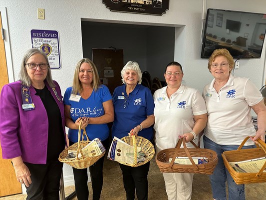 Honorary Partner ceremony for Florida VVA Chapter 1048 by the Sugar Mill Chapter NSDAR.