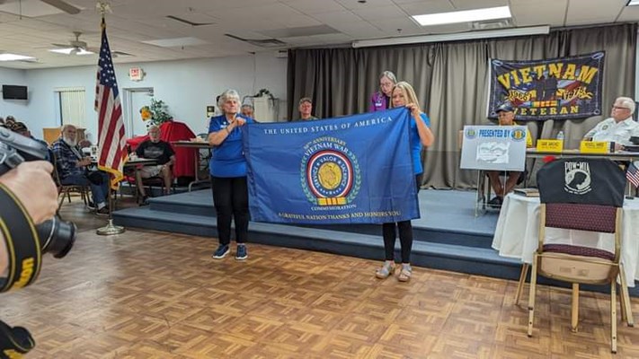 Honorary Partner ceremony for Florida VVA Chapter 1048 by the Sugar Mill Chapter NSDAR.