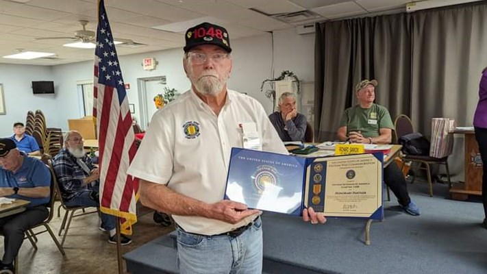 Honorary Partner ceremony for Florida VVA Chapter 1048 by the Sugar Mill Chapter NSDAR.
