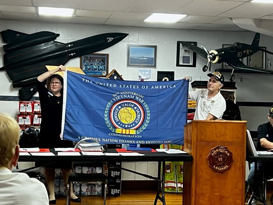 Honorary Partner ceremony for Florida VVA Chapter 1096 by the Florida Pelican Island Chapter NSDAR.