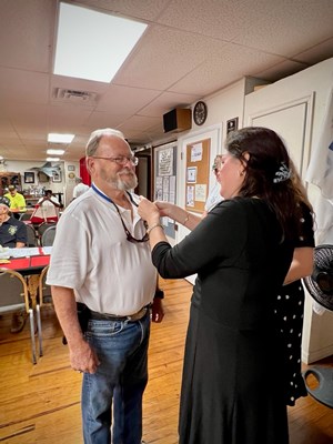 Honorary Partner ceremony for Florida VVA Chapter 1096 by the Florida Pelican Island Chapter NSDAR.