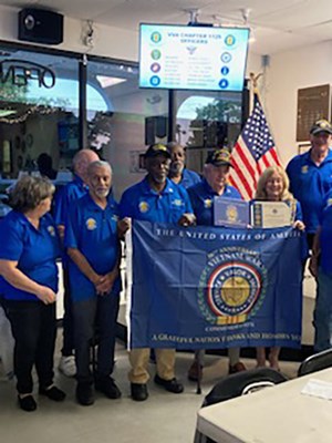 Honorary Partner ceremony for FL VVA Chapter 1125 by the FL Estahakee Chapter NSDAR.