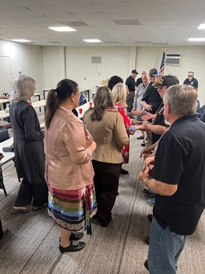 Honorary Partner ceremony for FL VVA Chapter 1134 by the FL Mary Mann Jennings Chapter NSDAR.