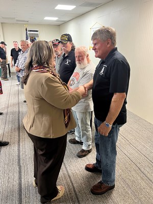 Honorary Partner ceremony for FL VVA Chapter 1134 by the FL Mary Mann Jennings Chapter NSDAR.