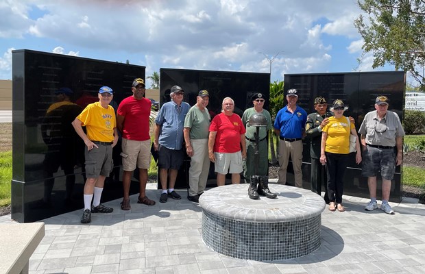 Honorary Partner ceremony for Florida VVA Chapter 594 by the FL Estero Island NSDAR. 