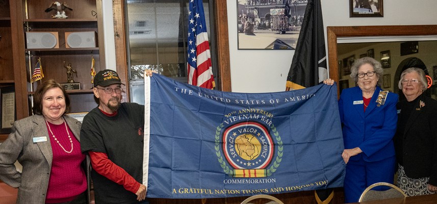 Honorary Partner ceremony for FL VVA Chapter 96 by the FL Caroline Brevard Chapter NSDAR.