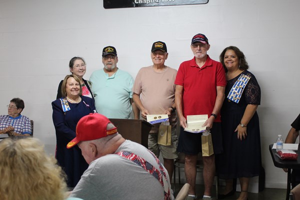 Honorary Partner ceremony for FL VVA Chapter 1097 by the USS Hannah Chapter NSDAR.