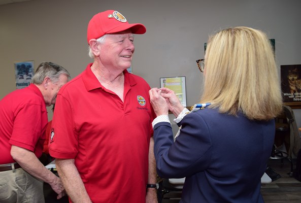 Honorary Partner ceremony for GA VVA 1030 Chapter by the GA  Martha Stewart Bulloch Chapter NSDAR.