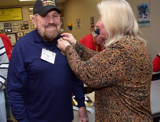 Honorary Partner ceremony for GA VVA 1030 Chapter by the GA  Martha Stewart Bulloch Chapter NSDAR.