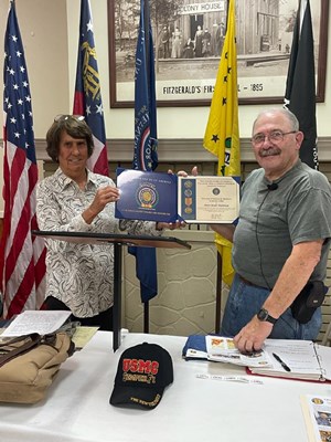 Honorary Partner ceremony for GA VVA Chapter 1082 by the GA Tallasee Chapter NSDAR.