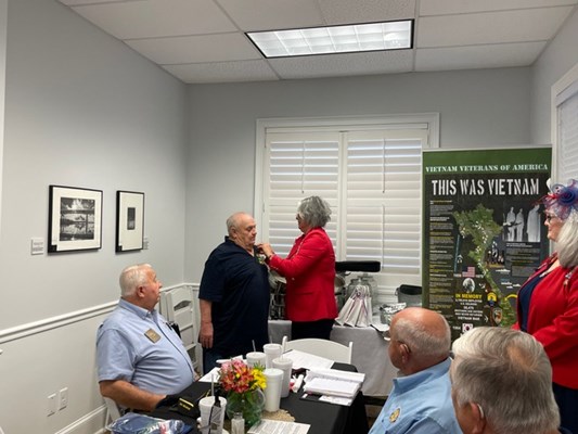 Honorary Partner ceremony for the GA VVA Chapter 11378 by the Earl Camden Chapter NSDAR.