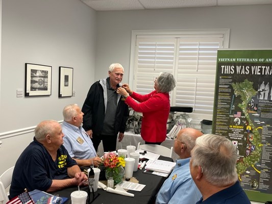 Honorary Partner ceremony for the GA VVA Chapter 11378 by the Earl Camden Chapter NSDAR.