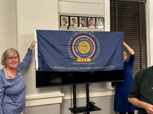 Honorary Partner ceremony for the GA VVA 671 Chapter by the GA Lachlan McIntoch Chapter NSDAR.