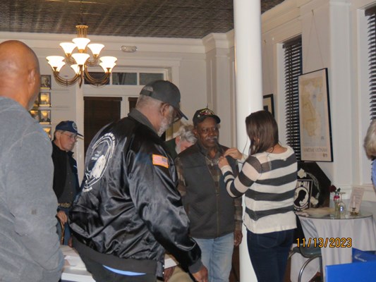 Honorary Partner ceremony for the GA VVA 671 Chapter by the GA Lachlan McIntoch Chapter NSDAR.