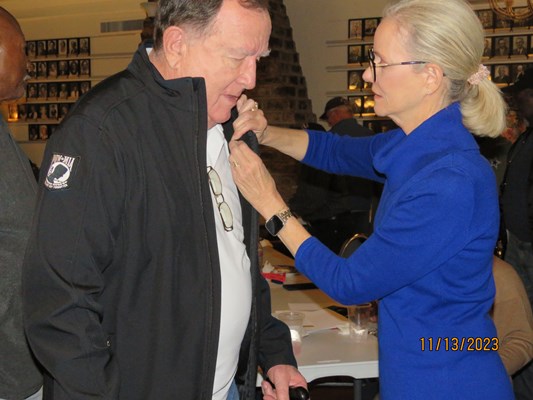 Honorary Partner ceremony for the GA VVA 671 Chapter by the GA Lachlan McIntoch Chapter NSDAR.