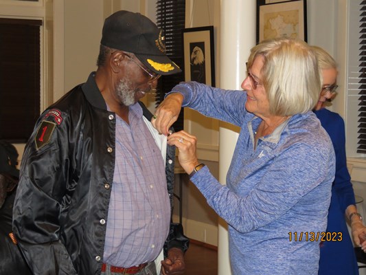 Honorary Partner ceremony for the GA VVA 671 Chapter by the GA Lachlan McIntoch Chapter NSDAR.