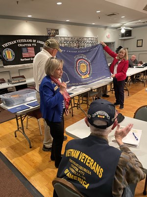Honorary Partner ceremony for GA VVA Chapter 772 by the GA Colonel William Chandler Chapter NSDAR.
