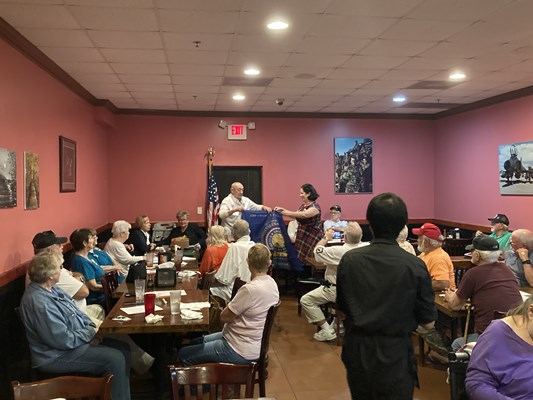 Honorary Partner ceremony for the GA VVA 789 Chapter by the GA Savannah Chapter NSDAR.