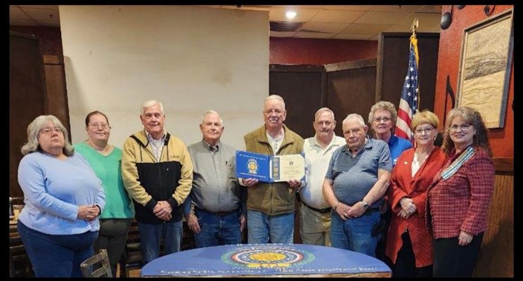 Honorary Partner ceremony for the GA VVA 902 Chapter by the GA Sukey Hart Chapter NSDAR.