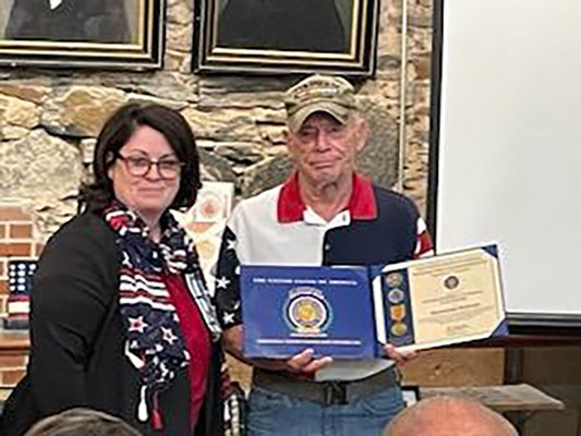 Honorary Partner ceremony for the GA VVA 946 Chapter by the GA Lt. James Monroe Chapter NSDAR.