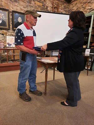 Honorary Partner ceremony for the GA VVA 946 Chapter by the GA Lt. James Monroe Chapter NSDAR.