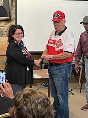 Honorary Partner ceremony for the GA VVA 946 Chapter by the GA Lt. James Monroe Chapter NSDAR.