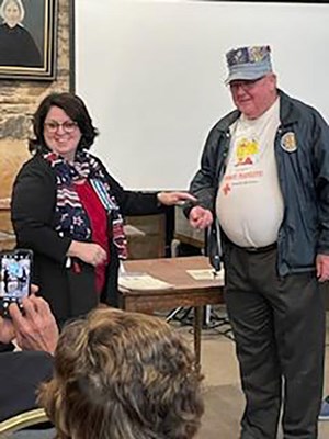 Honorary Partner ceremony for the GA VVA 946 Chapter by the GA Lt. James Monroe Chapter NSDAR.