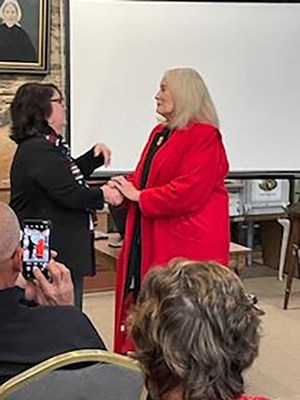 Honorary Partner ceremony for the GA VVA 946 Chapter by the GA Lt. James Monroe Chapter NSDAR.