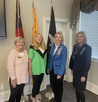 Honorary Partner ceremony for the GA VVA 970 Chapter by the GA Trahlyta and Sequoya Chapters NSDAR.