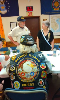 Ceremony for ID VVA Chapter 890 Vietnam veterans by the ID White Horse Chapter NSDAR.