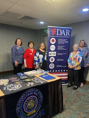 Ceremony for the IL VVA State Council and 9 VVA Chapters by several NSDAR Chapters