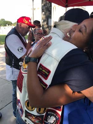 Numerous Vietnam Veterans were pinned at a ceremony that took place during Rolling Thunder 2018.