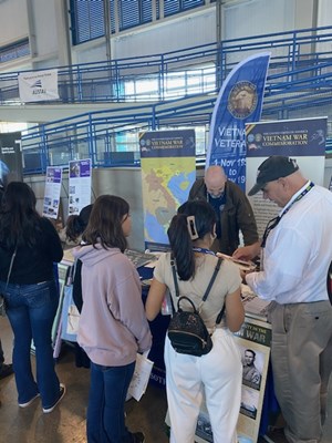 During Fleet Week, visitors experience interactive, educational displays in the Innovation Zone.