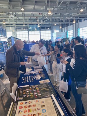 During Fleet Week, visitors experience interactive, educational displays in the Innovation Zone.