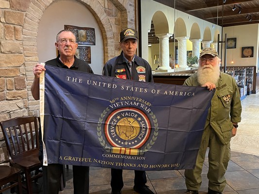 Honorary Partner ceremony for IN VVA Chapter 1027 by members of the IN Schuyler Colfax Chapter NSDAR