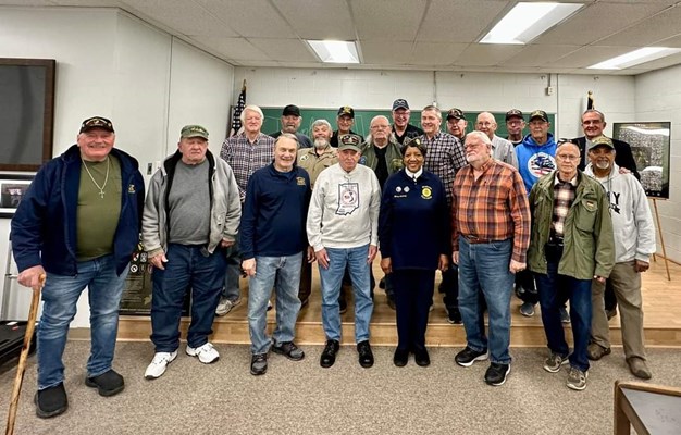 Honorary Partner ceremony for IN VVA Chapter 295 by the IN Caroline Scott Harrison Chapter NSDAR.