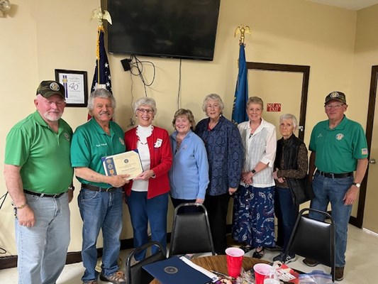 Honorary Partner ceremony for IN VVA Chapter 71 by the IN Ross&#39; Run Chapter NSDAR.