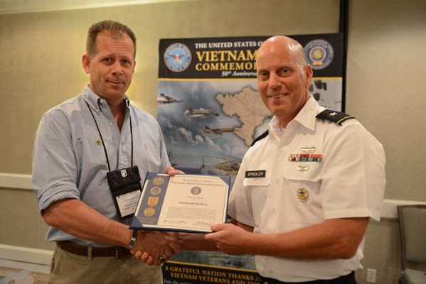 U.S. Army Brig. Gen. Mark Spindler presents Certificates of Honor