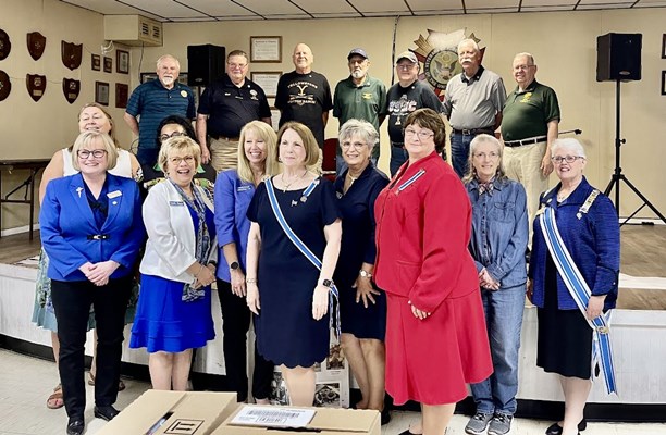 Honorary Partner ceremony for KS VVA Chapter 75 by the Kansas State Society NSDAR.