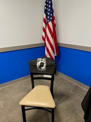 Honorary Partner ceremony for KS VVA Chapter 912 by the General Edward Hand Chapter NSDAR.