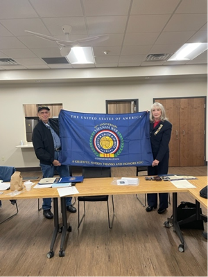 Honorary Partner ceremony for KY VVA Chapter 1006 by the Poage Chapter NSDAR.