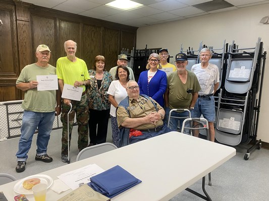 Honorary Partner Ceremony for KY VVA Chapter 1050 by the Rockcastle Chapter, NSDAR.