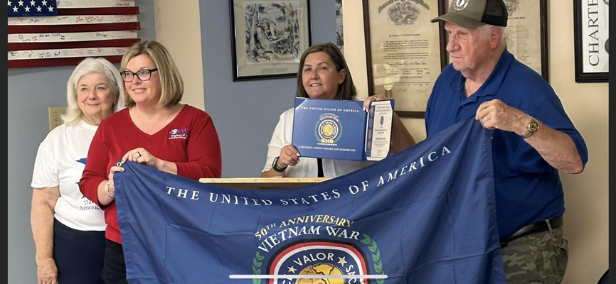 Honorary Partner Ceremony for KY VVA Chapter 1066 by the Rockcastle Chapter, NSDAR.